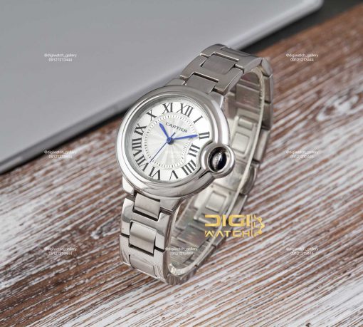 ساعت کارتیه بالن‌بلو زنانه سیلور Cartier Ballon Bleu