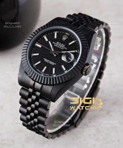 rolex datejust black-1