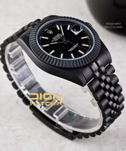 rolex datejust black-2