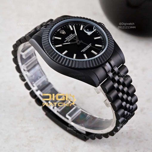 rolex datejust black-2