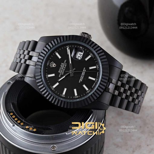 rolex datejust black