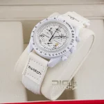 ساعت امگا سواچ مدل مون فاز اسنوپی Omega Swatch Mission the Moonphase Snoopy