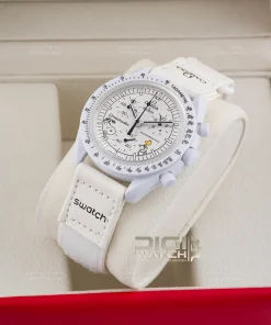 ساعت امگا سواچ مدل مون فاز اسنوپی Omega Swatch Mission the Moonphase Snoopy