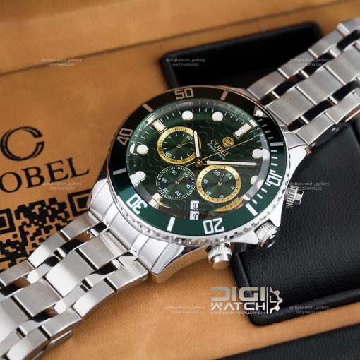 Cobel CB6267G green ساعت کوبل سبز