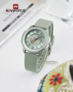 ساعت اورجینال زنانه نیوی‌فورس مدل NAVIFORCE NF7107 GN/GN