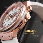 ساعت زنانه سفید برند هابلوت نگین‌دار HUBLOT BIGBANG - Image 5