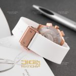ساعت زنانه سفید برند هابلوت نگین‌دار HUBLOT BIGBANG - Image 4