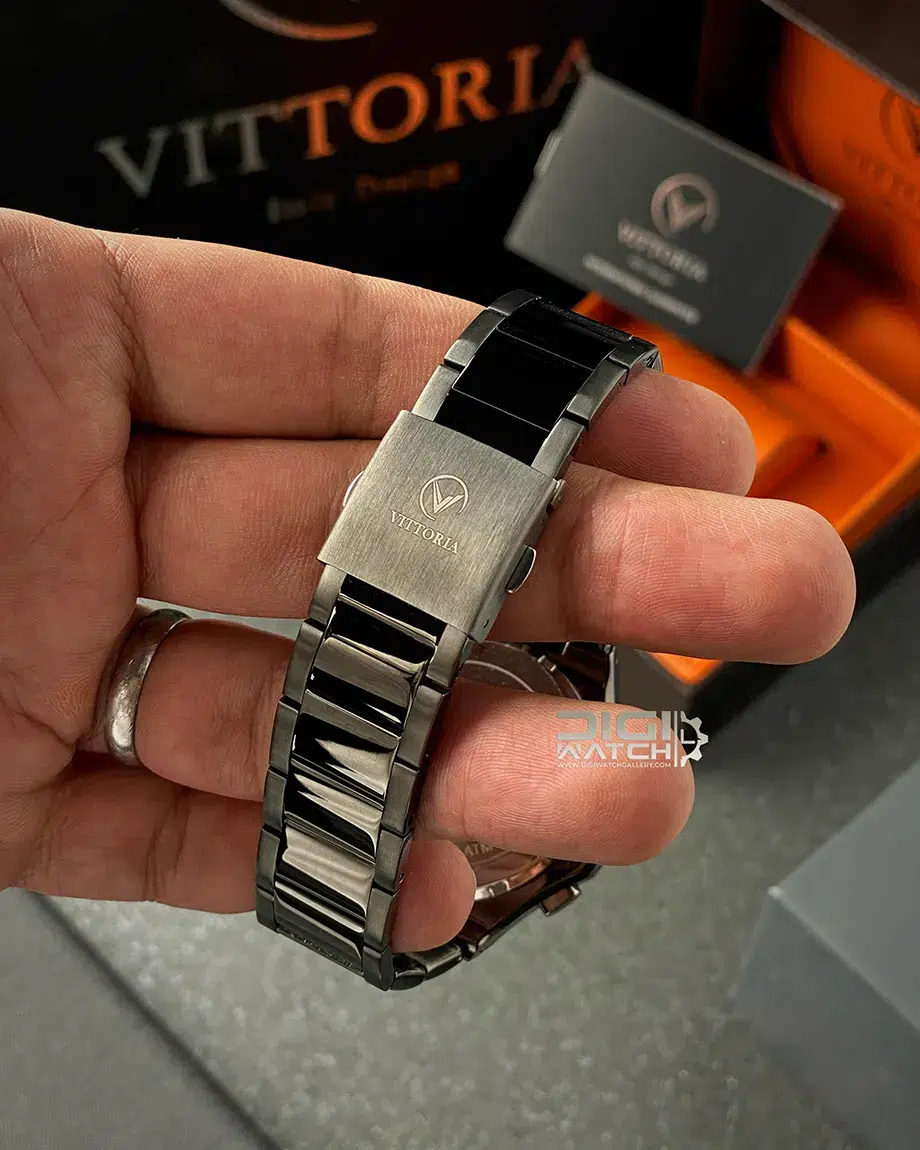 ساعت اورجینال مردانه ویتوریا مدل Vittoria VT3407N سبز - Image 5