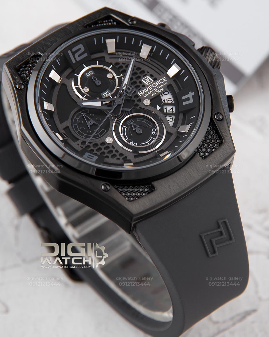 Naviforce NF8051T B/B/GY خرید ساعت طوسی