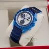 Omega Swatch super blue سوپر آبی