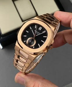 ساعت پتک فیلیپ ناتلیوس موتور اتوماتیک مردانه رزگلد