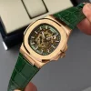 ساعت پتک فیلیپ ناتلیوس موتور اتوماتیک مردانه Patek Philippe سبز