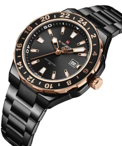 ساعت اورجینال مردانه نیوی فورس مدل NAVIFORCE NF9249 B/RG/B