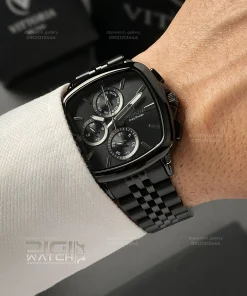 ساعت مشکی ویتوریا مدل VT3403