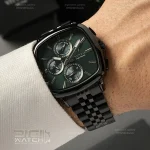 ساعت مشکی سبز ویتوریا مدل VT3403