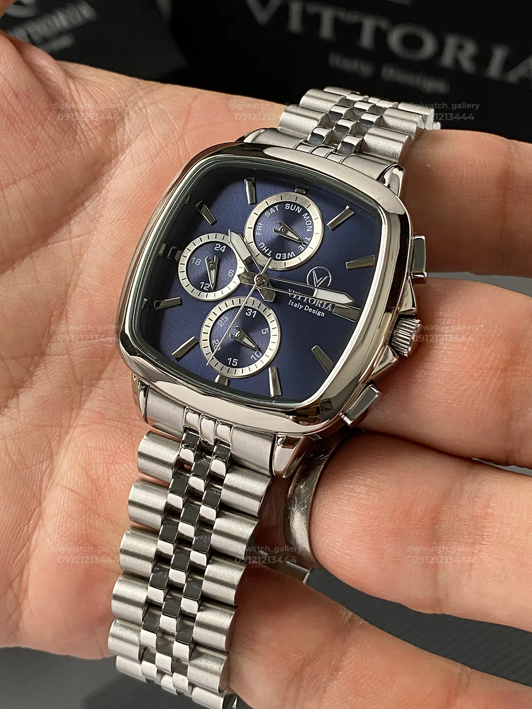 خرید ساعت آبی ویتوریا مدل VT3403