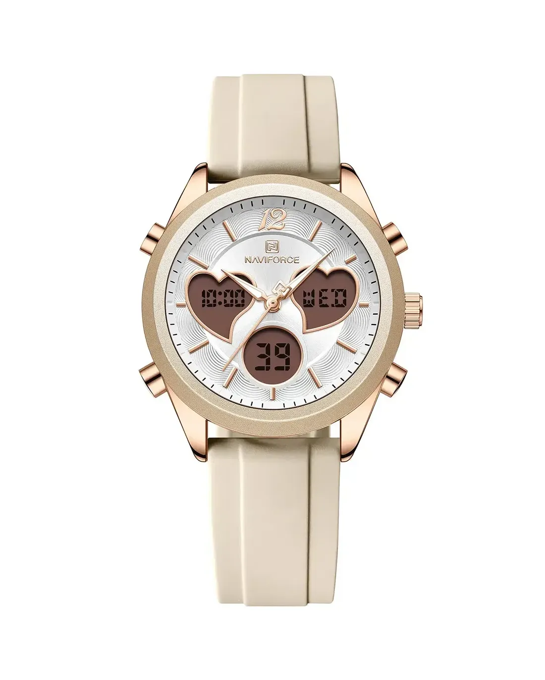 ساعت اورجینال زنانه نیوی فورس Naviforce NF5045 RG/W/BG
