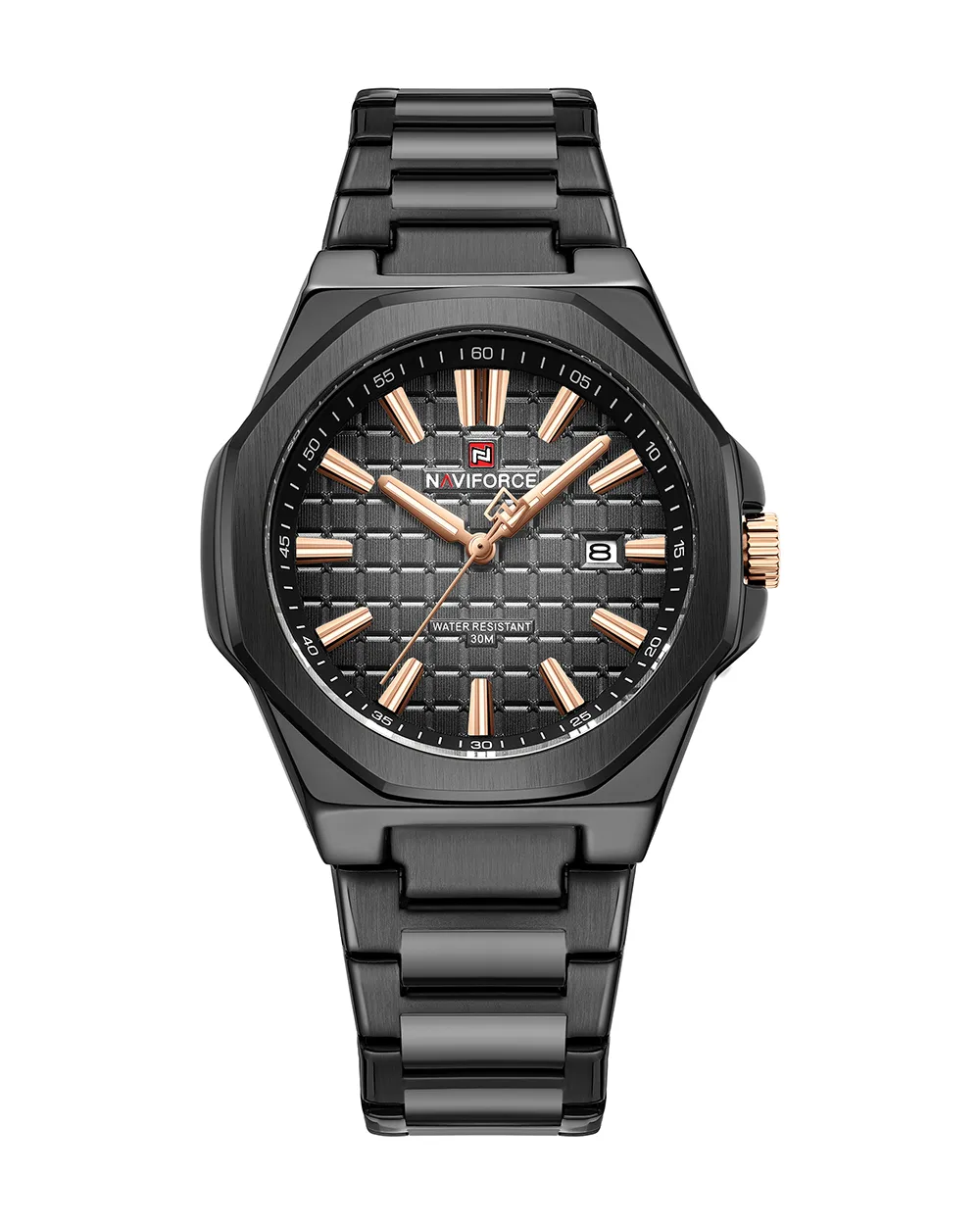 ساعت اورجینال مردانه نیوی فورس مدل NAVIFORCE NF9258 B/RG/B