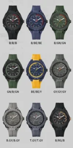 ساعت اورجینال مردانه نیوی فورس مدل NAVIFORCE NF7126 B/B/B - Image 4