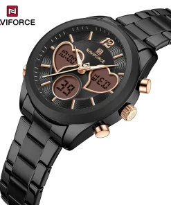 Alternative view of ساعت اورجینال زنانه نیوی فورس Naviforce NF5045 B/B/B