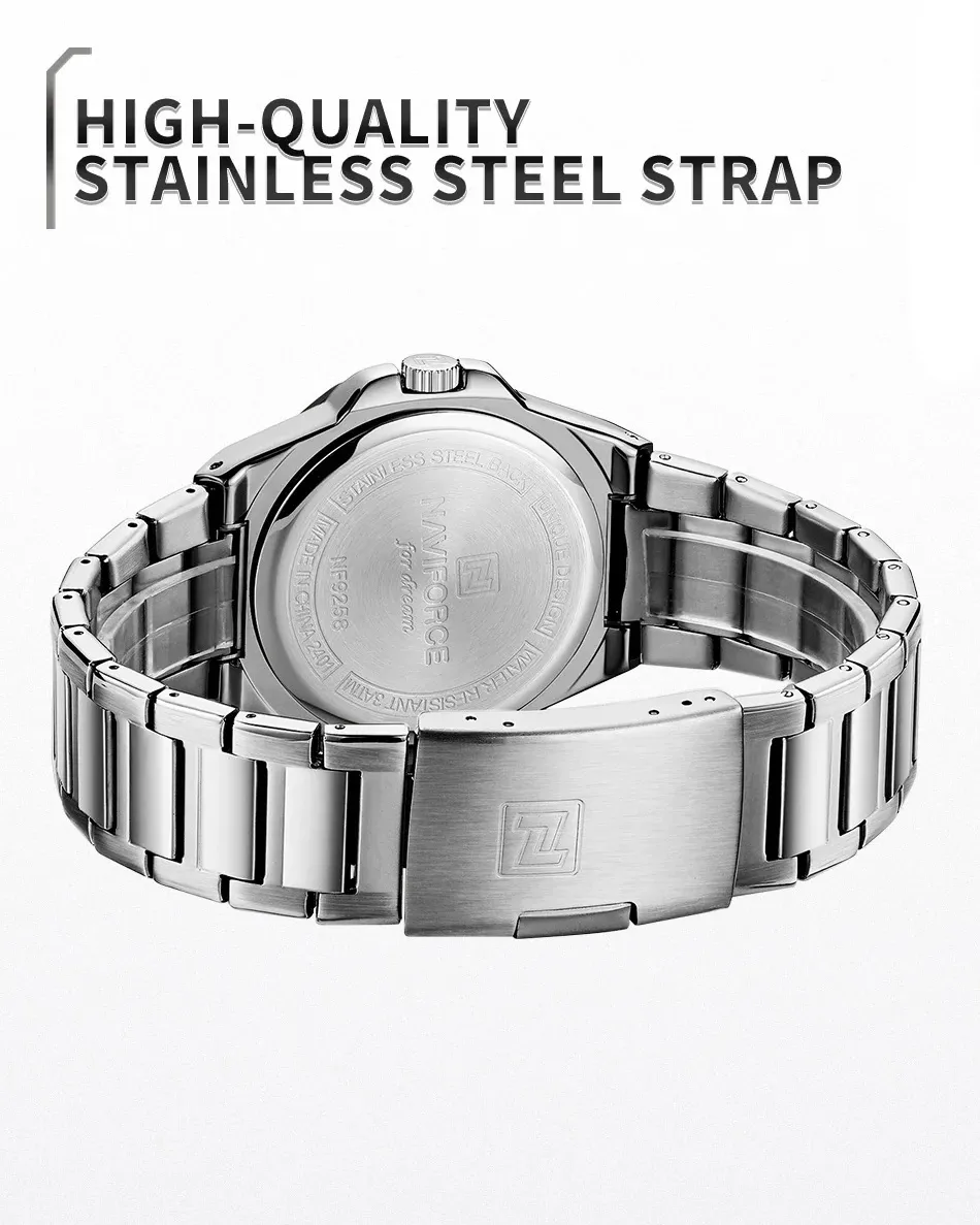 ساعت اورجینال مردانه نیوی فورس مدل NAVIFORCE NF9258 S/BE/S - Image 9