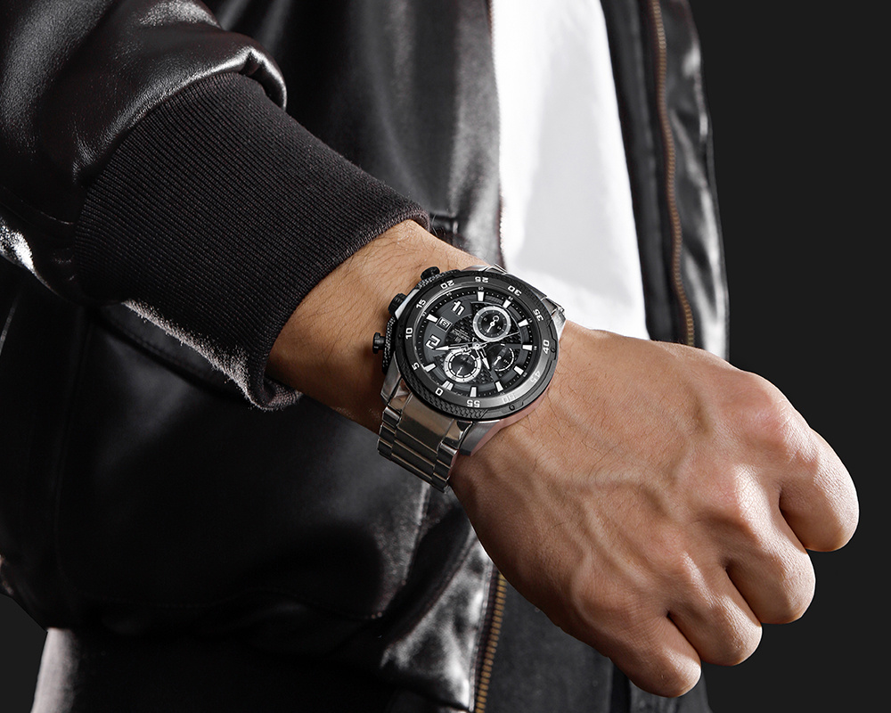 ساعت اورجینال مردانه نیوی فورس مدل Naviforce NF8047 S/B/S - Image 3