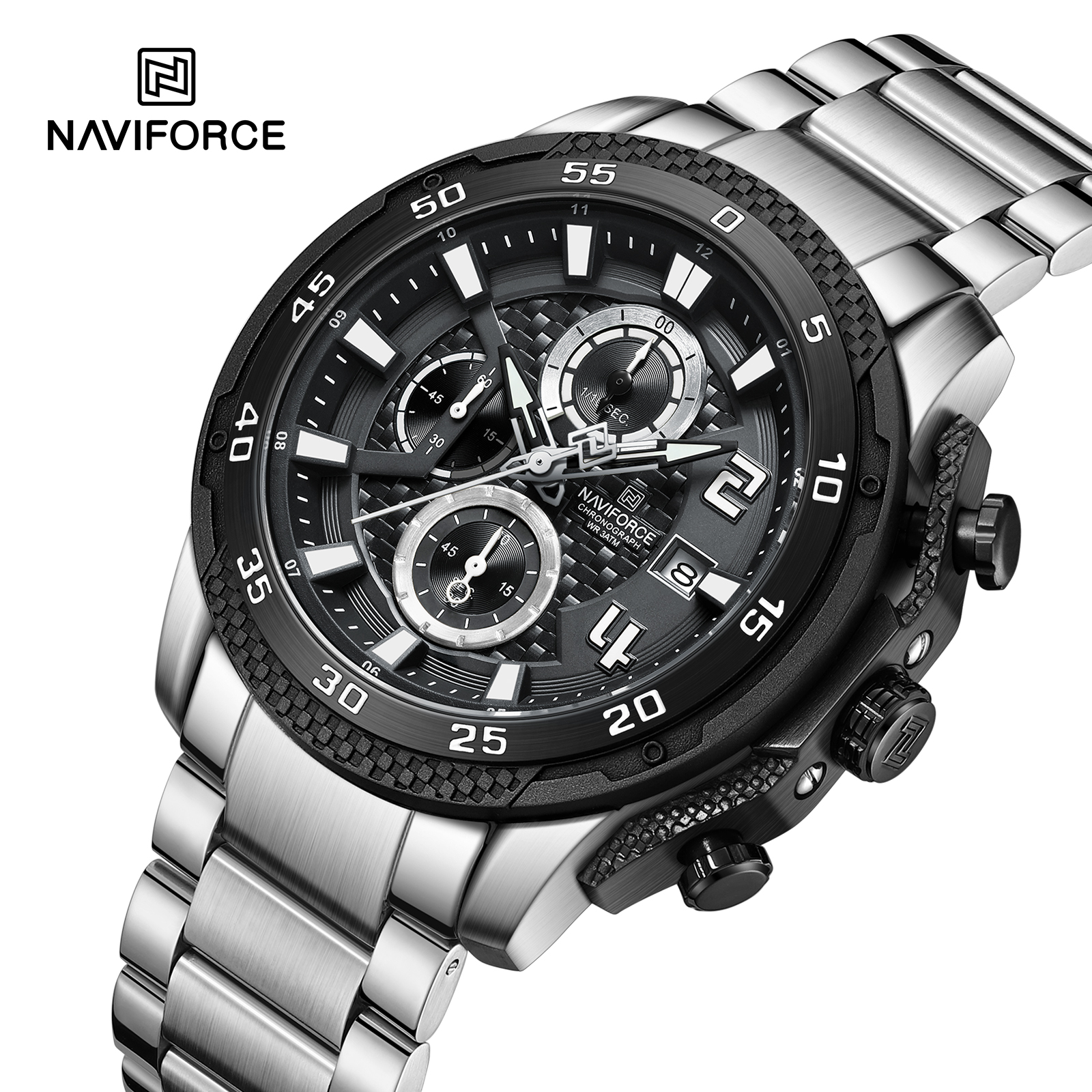 ساعت اورجینال مردانه نیوی فورس مدل Naviforce NF8047 S/B/S - Image 2