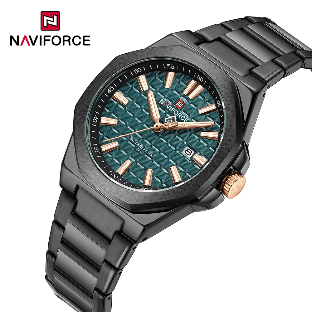 ساعت اورجینال مردانه نیوی فورس مدل NAVIFORCE NF9258 B/GN/B - Image 2