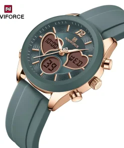 Alternative view of ساعت اورجینال زنانه نیوی فورس Naviforce NF5045 RG/I.GY/I.GY