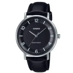 ساعت چرمی کاسیو اورجینال مدل Casio MTP-VT03L-1B