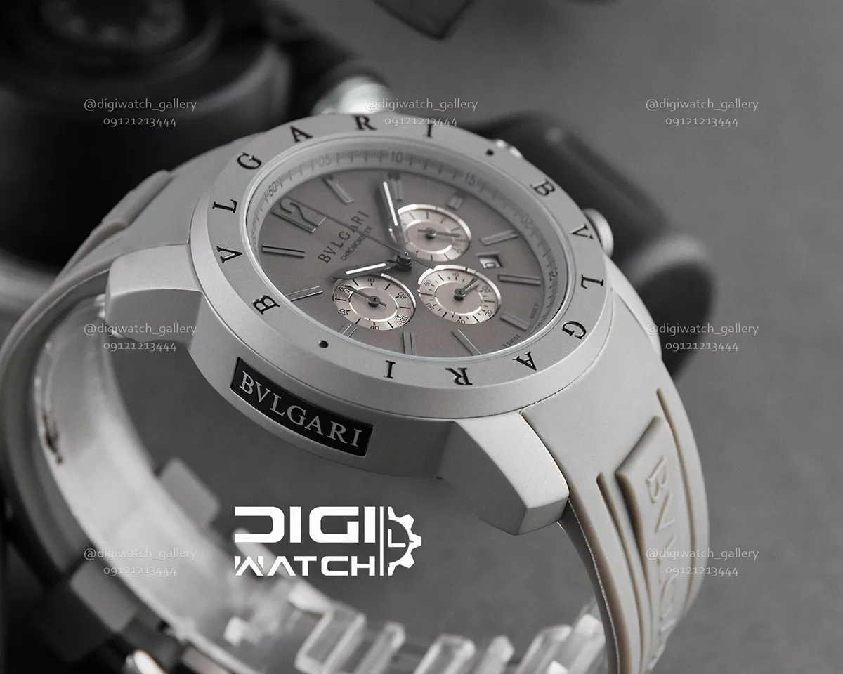 ساعت مردانه بولگاری طوسی Bvlgari-Calibro - تصویر 3