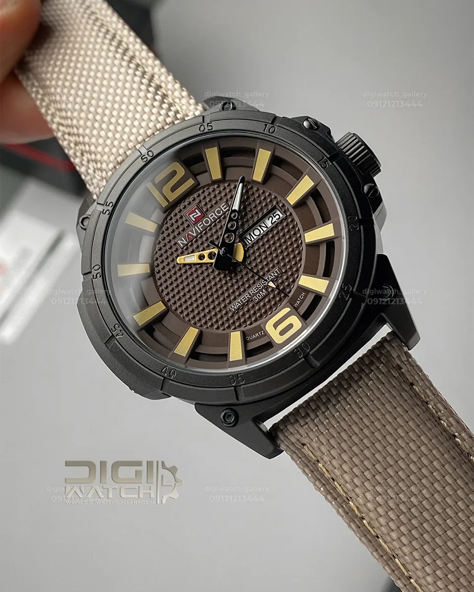 ساعت مردانه اصل بند برزنتی نیوی فورس مدل NF9066 BYY
