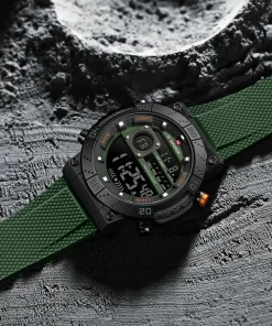 Alternative view of ساعت نیوی فورس اورجینال مردانه مدل Naviforce NF-9241T B/GN/GN