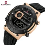 ساعت نیوی فورس اورجینال مردانه مدل Naviforce NF-9241T RG/B/B - Image 3