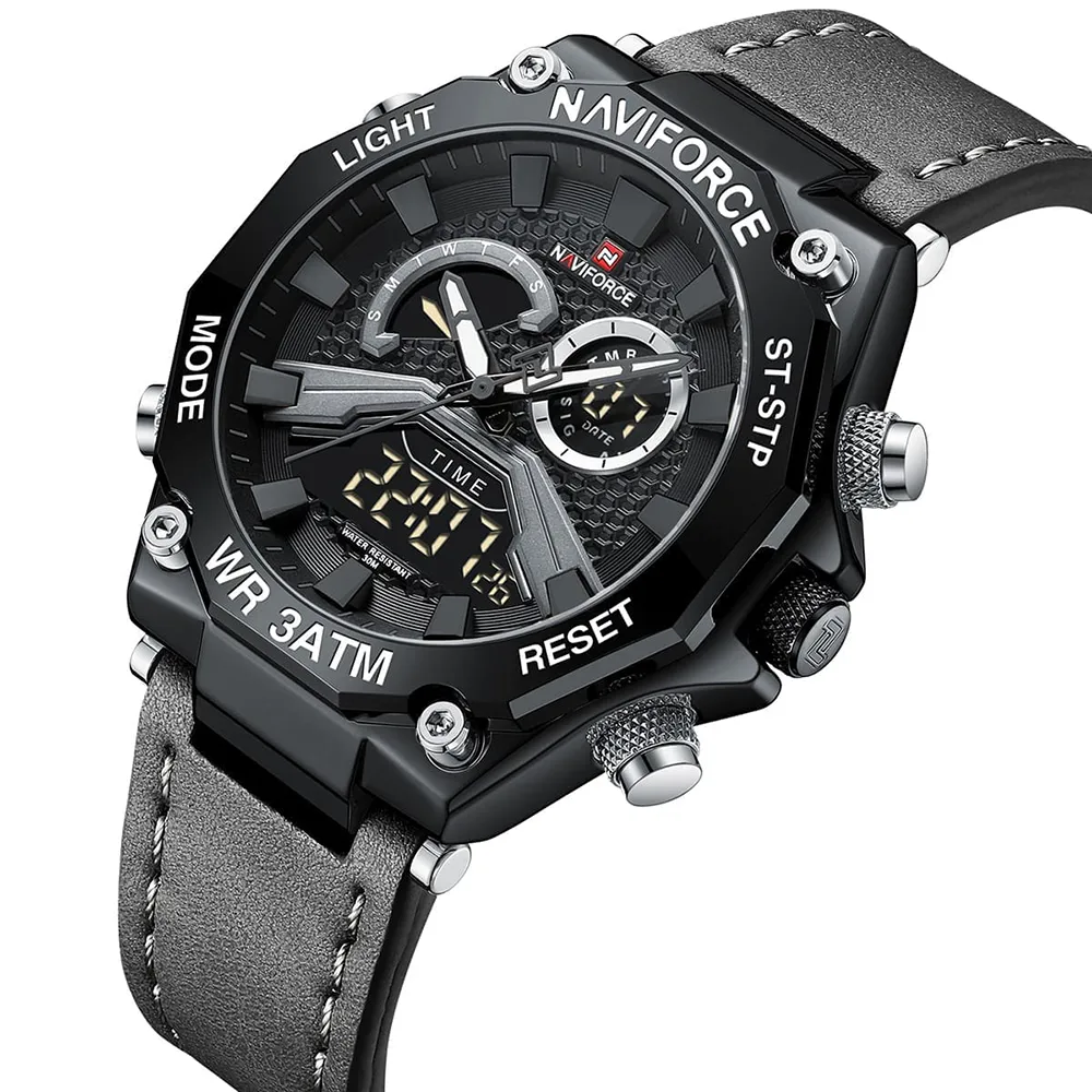 ساعت اورجینال مردانه نیوی فورس مدل Naviforce NF9220 B/GY/GY - Image 2