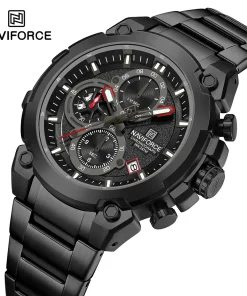 Alternative view of ساعت اورجینال مردانه نیوی فورس مدل Naviforce Nf-8071 B/B/B