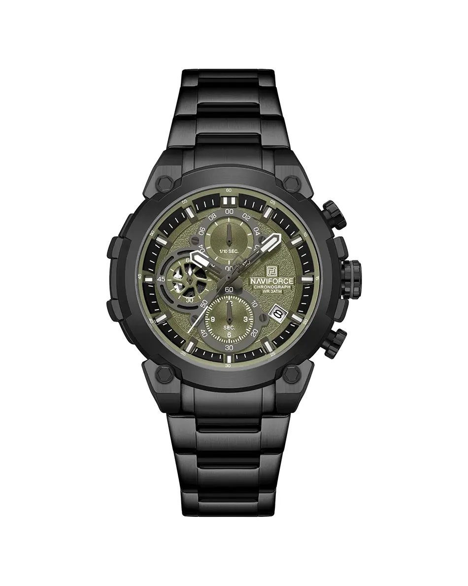 ساعت اورجینال مردانه نیوی فورس مدل NAVIFORCE NF8071 B/GN/B