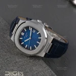 ساعت مچی مردانه پتک فیلیپ ناتیلوس چرمی آبی Patek Philippe